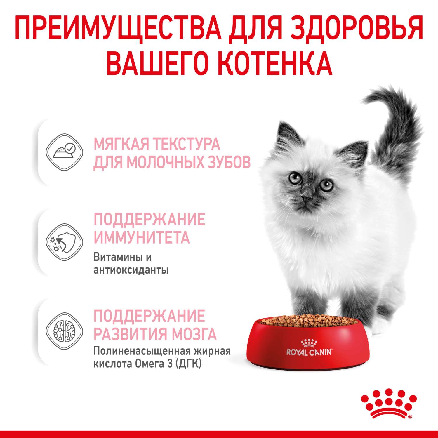 Корм влажный для котят ROYAL CANIN Kitten 85г кусочки в соусе 77851 - фото 6