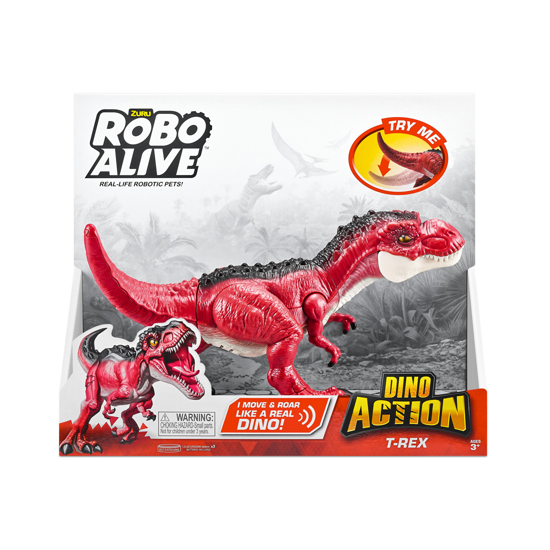 Интерактивная игрушка Zuru Robo Alive Тираннозавр - фото 1