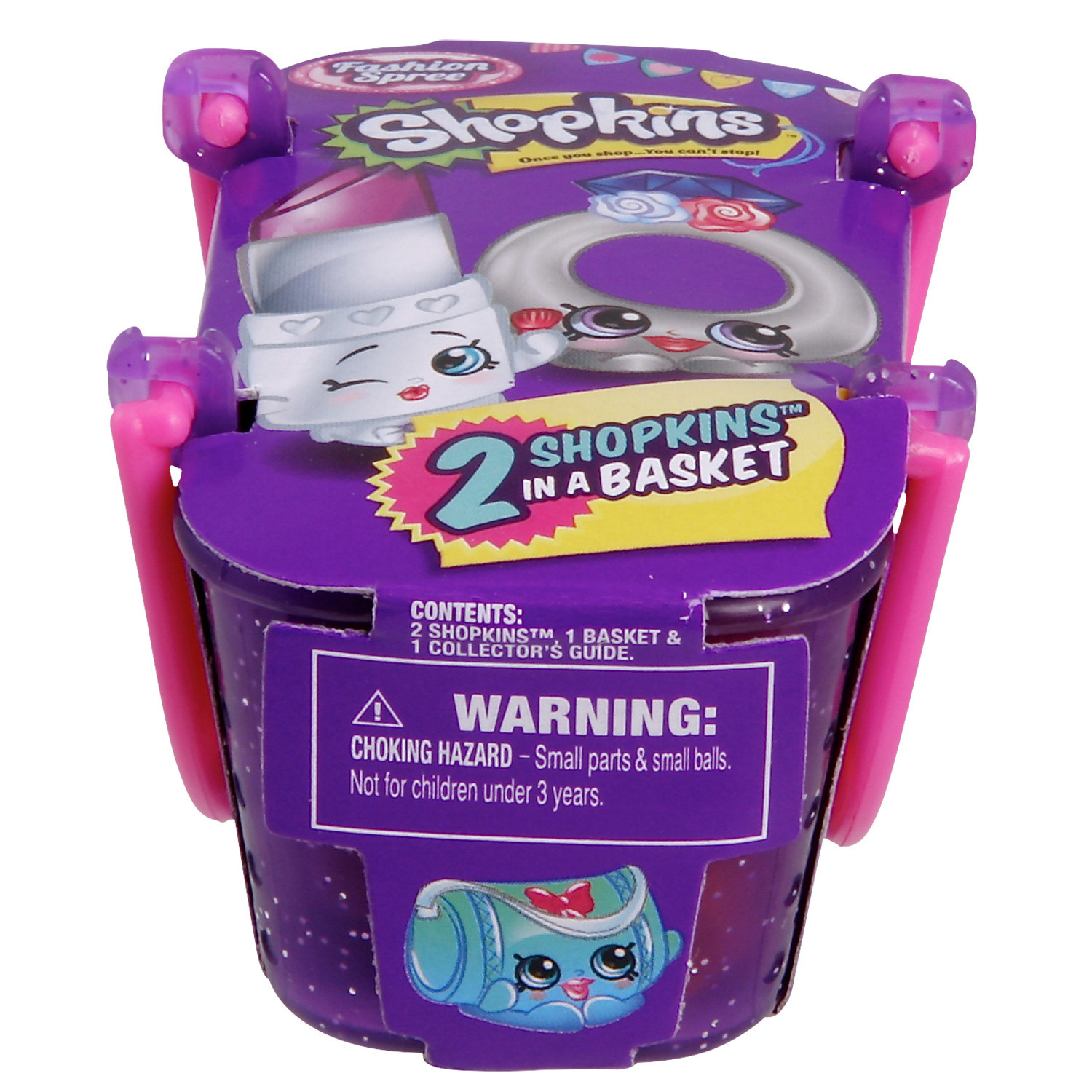 Набор фигурок Shopkins 2 шт в корзиночке - фешн в непрозрачной упаковке (Сюрприз) - фото 1