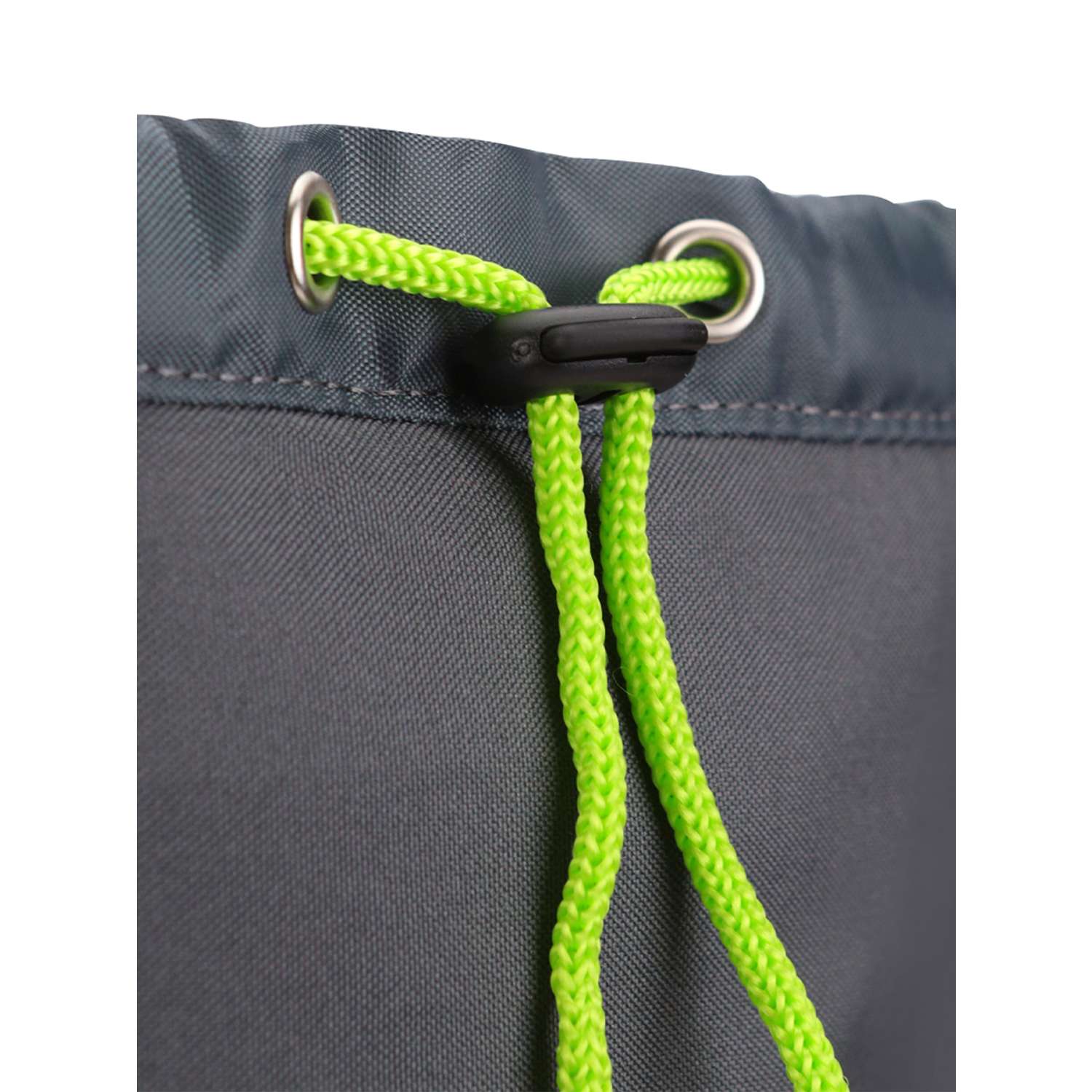 Рюкзак на шнурке Проф-Пресс Grey style серый размер 26x40x17 см - фото 8