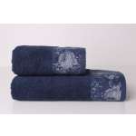 Полотенце для ванной Arya Home Collection Desima 70x140 Tемно-синий