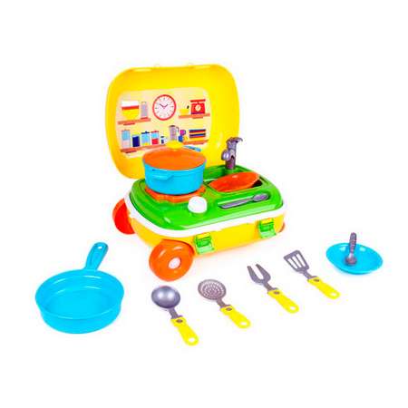 Кухня детская Technok Toys с посудой 11деталей PТ6078