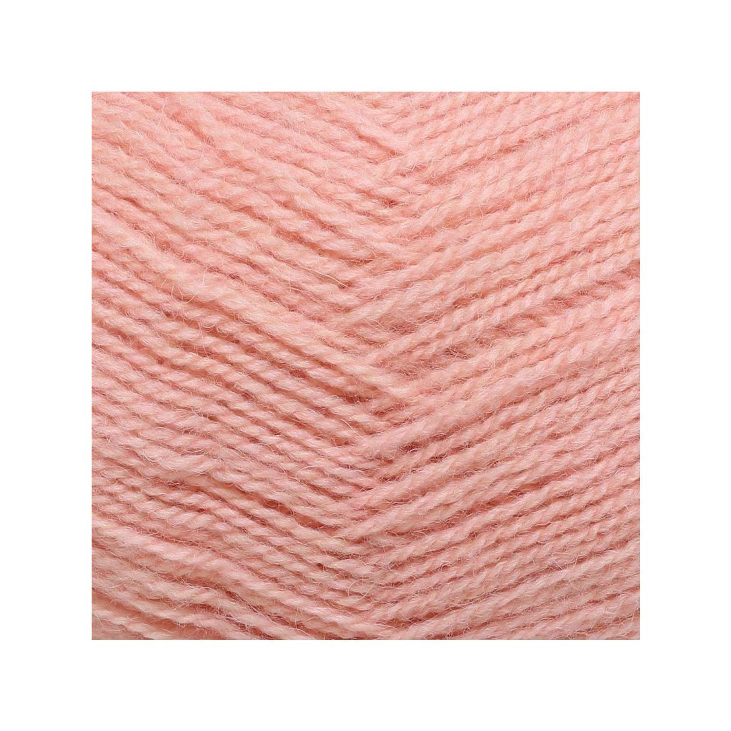 Пряжа Пехорка Ангорская тёплая полушерстяная 100 г 480 м 265 розовый персик 5 мотков - фото 3