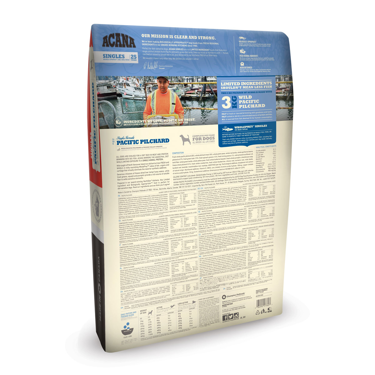 Acana pacific pilchard 6kg hot sale