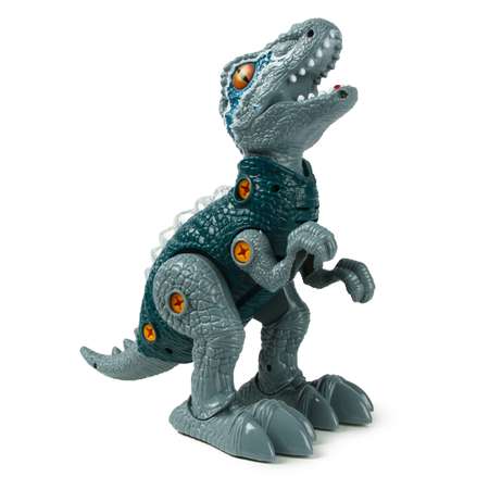 Конструктор Attivio с отверткой Динозавр Тираннозавр свет звук 3301-1