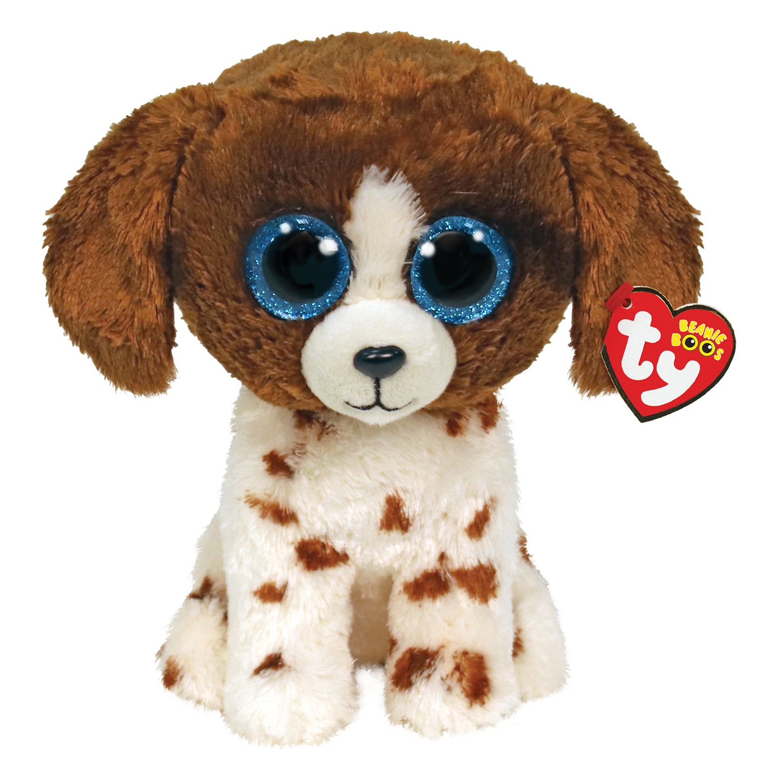 Игрушка TY Собачка Белая-Коричневая 36249 - фото 1