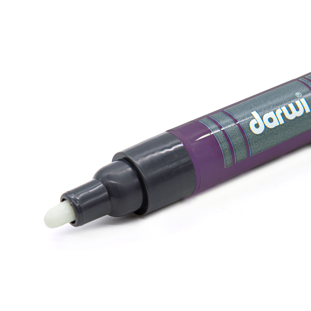 Маркер Darwi акриловый OPAK DA0220013 3 мм укрывистый 900 фиолетовый - фото 3