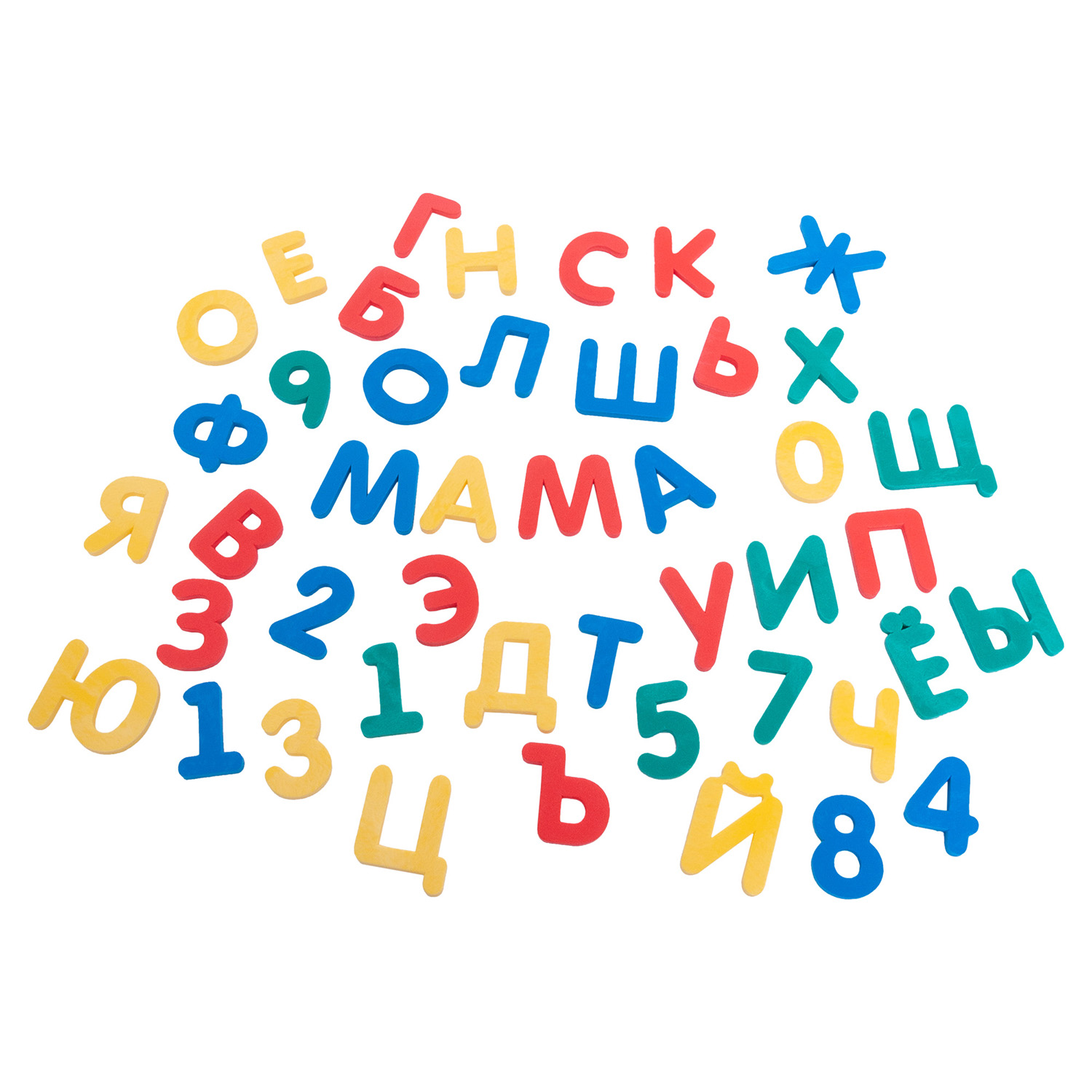 Мозаика Клёпа мягкая Алфавит и цифры Клёпа - фото 1