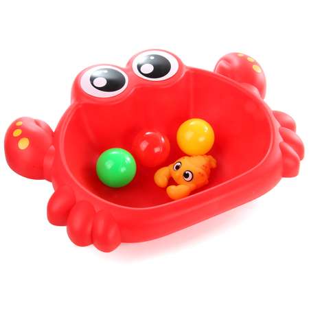 Игрушки для купания Veld Co Пупс в ванночке с аксессуарами Краб