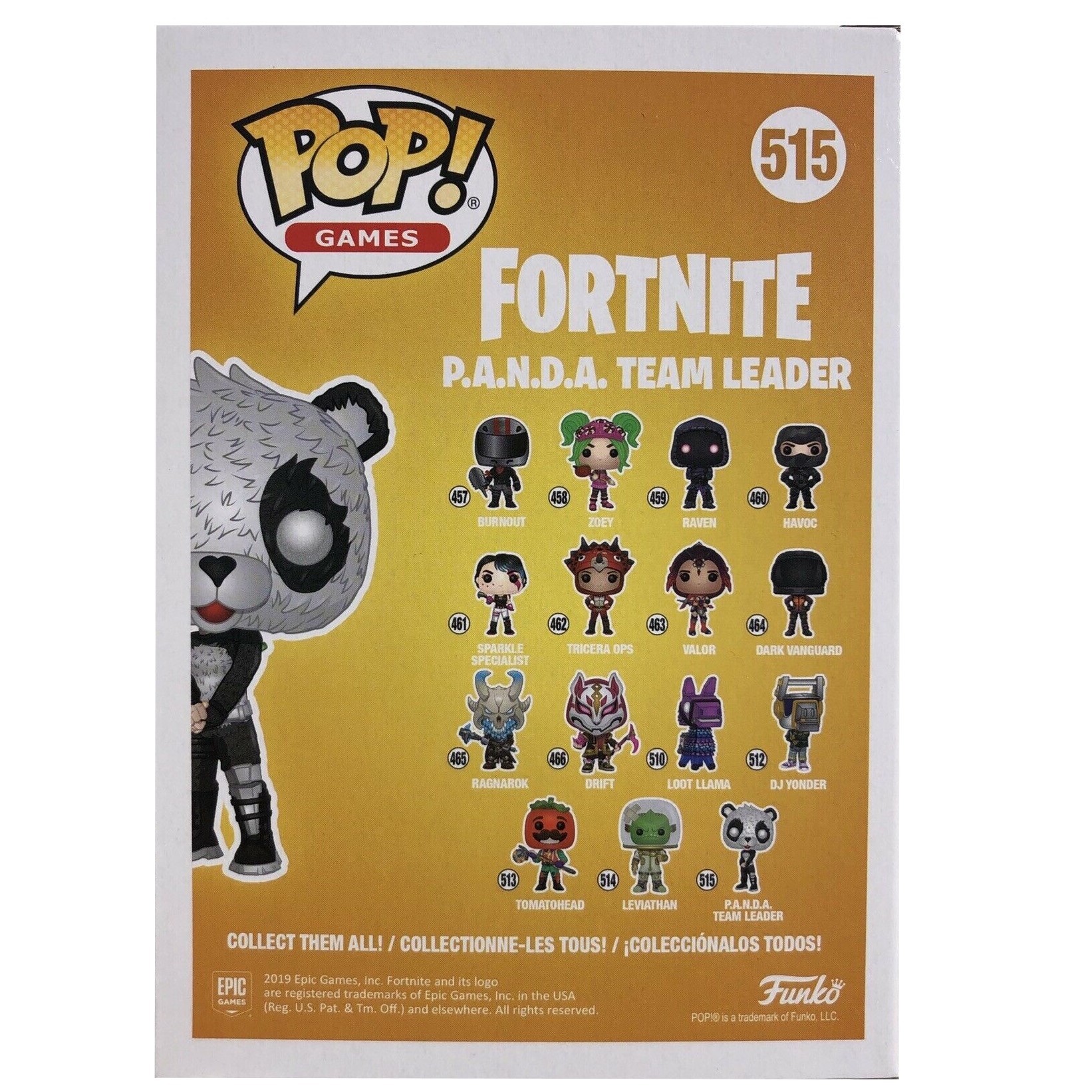 Игрушка Funko Pop vinyl Games Fortnite S3 Panda team Leader Fun2317 - фото 3