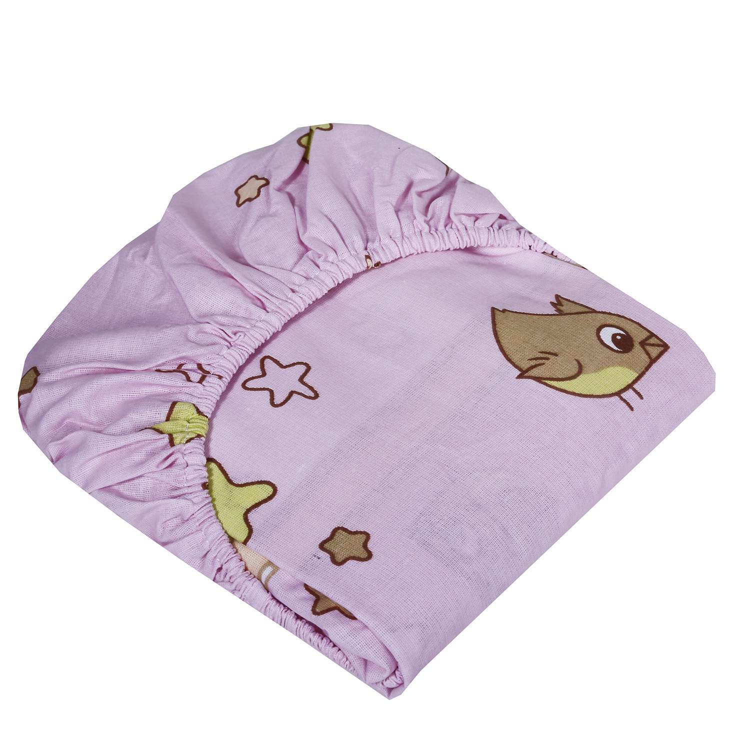 Комплект постельного белья Эдельвейс Друзья 3предмета Розовый - фото 5