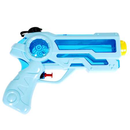 Водный пистолет BONDIBON голубой с синим прозрачным резервуаром серия Наше Лето