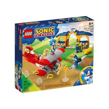 Конструктор LEGO Sonic мастерская Тейлза и самолет Торнадо