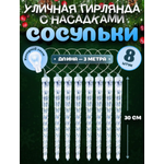 Гирлянда Miland Морозные сосульки холодный белый