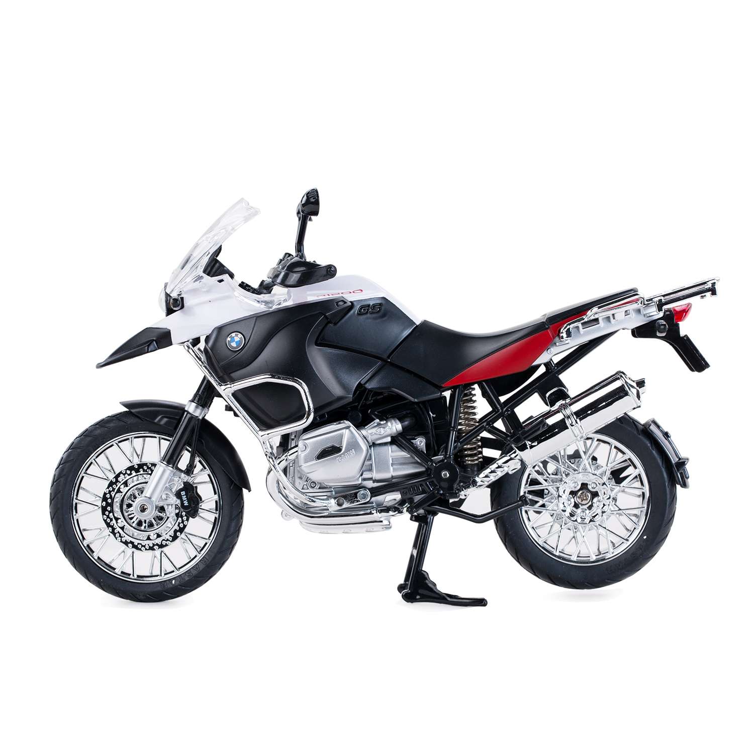 Мотоцикл Rastar 1:9 BMW Белый 42000 42000 - фото 3