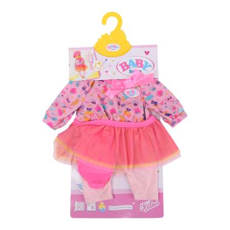 Наряд для куклы Zapf Creation Baby Born с шапочкой Розовый 824-528