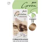 Краска для волос безаммиачная FARA Eco Line Green 7.0 натуральный русый