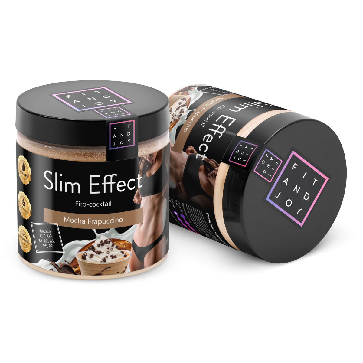 Фитококтейль FIT AND JOY Slim Effect Мокко Фраппучино для снижения веса 90 г - фото 7