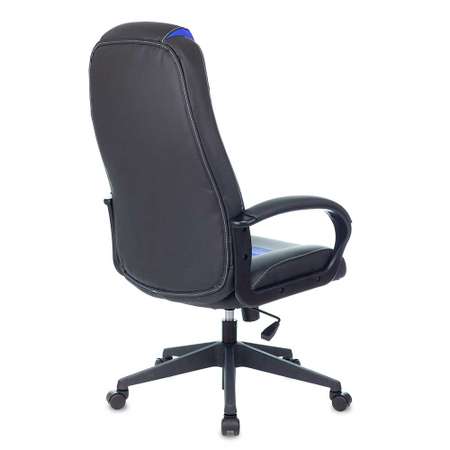Кресло компьютерное Бюрократ Zombie 8 черный/синий