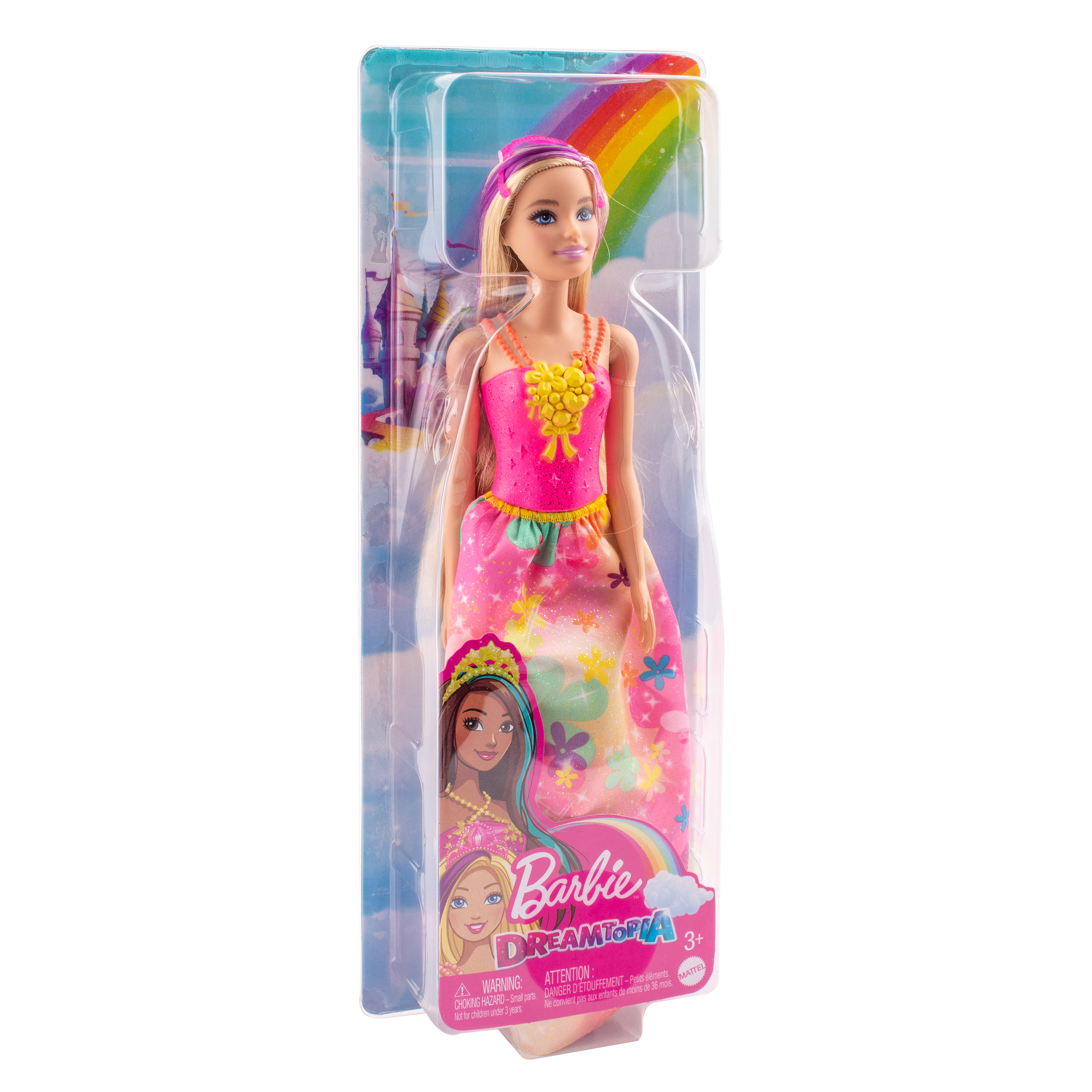 Кукла Mattel Barbie Принцесса в розовом платье GJK12(GJK13) - фото 6