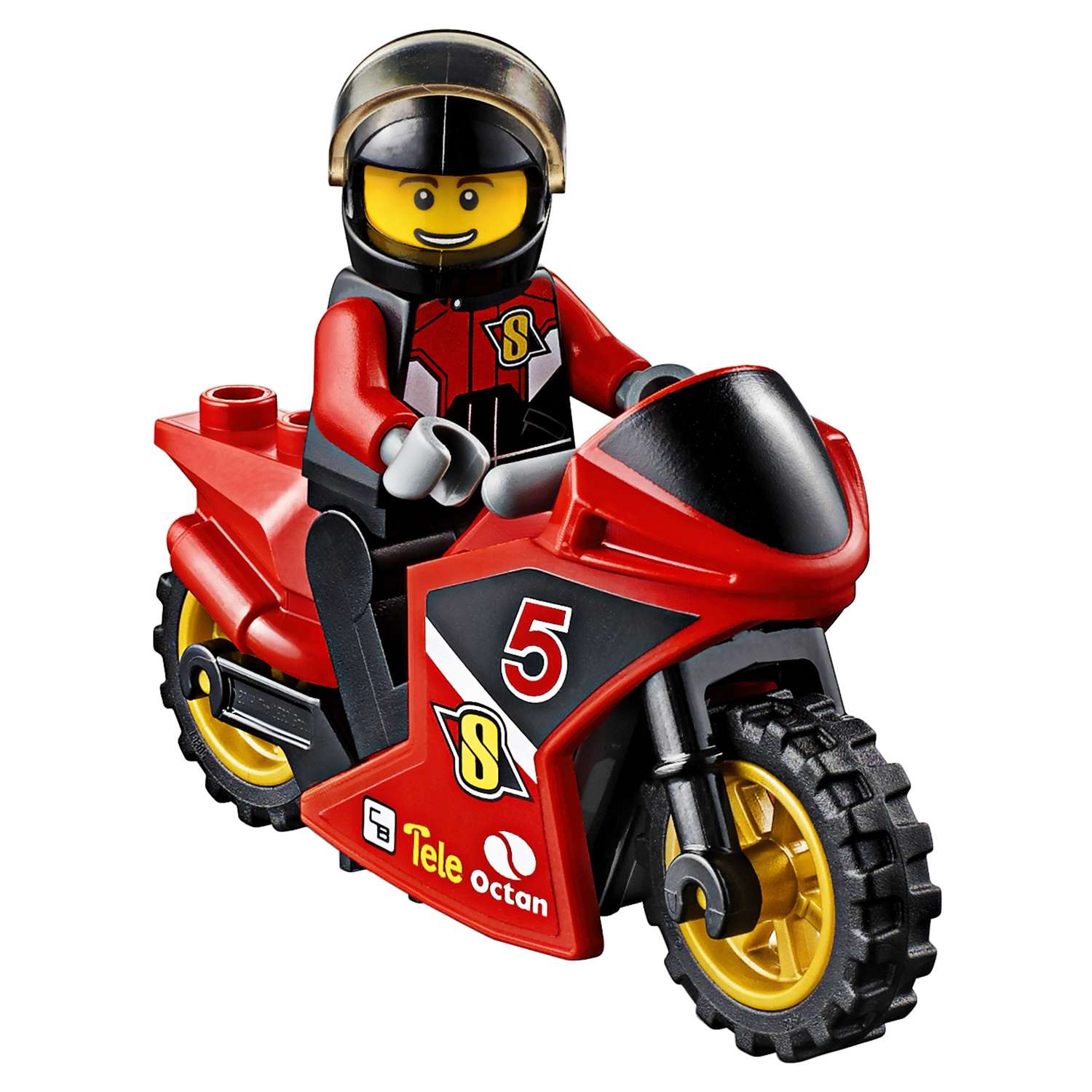 Конструктор LEGO City Great Vehicles Перевозчик гоночных мотоциклов (60084) - фото 11