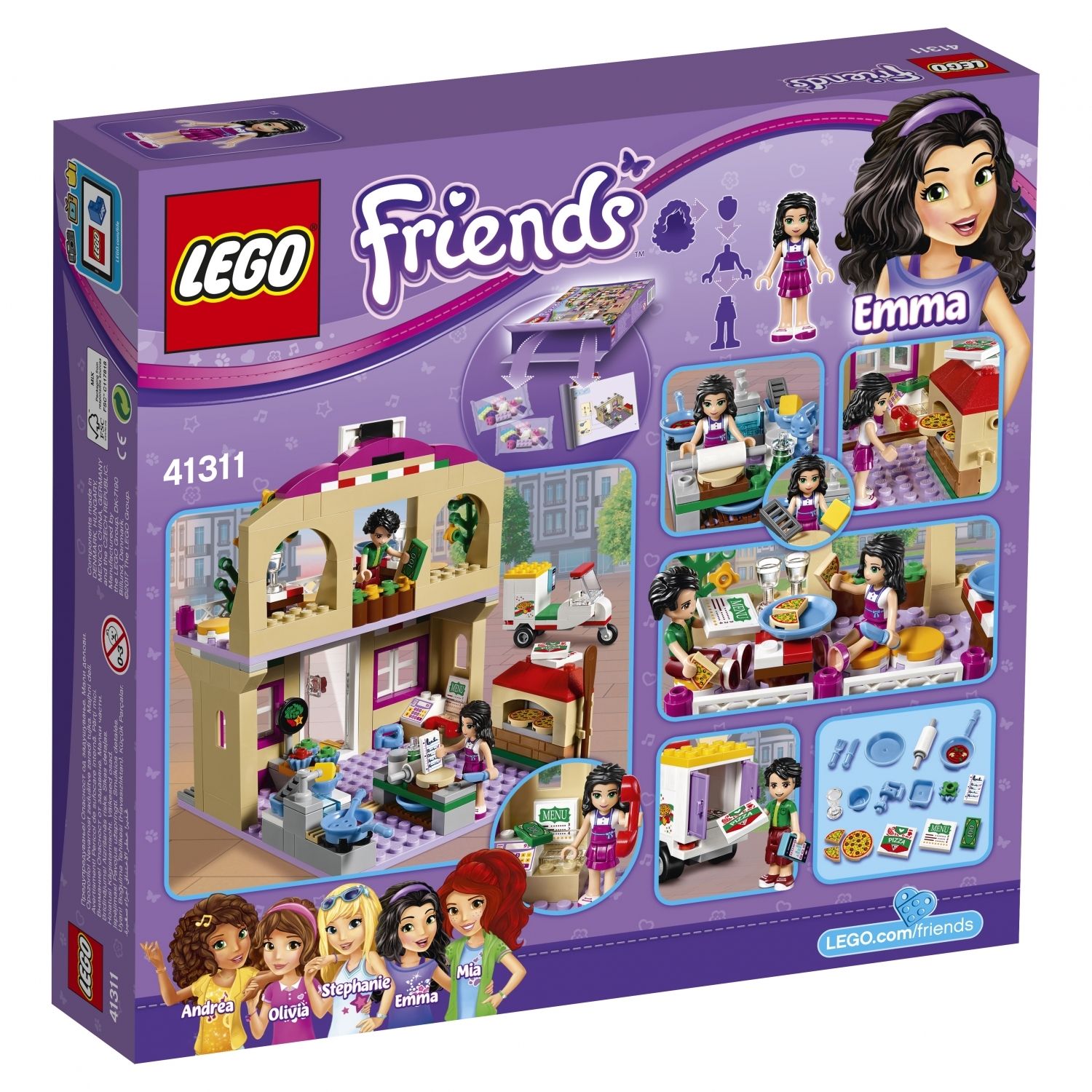 Конструктор LEGO Friends Пиццерия (41311) - фото 3