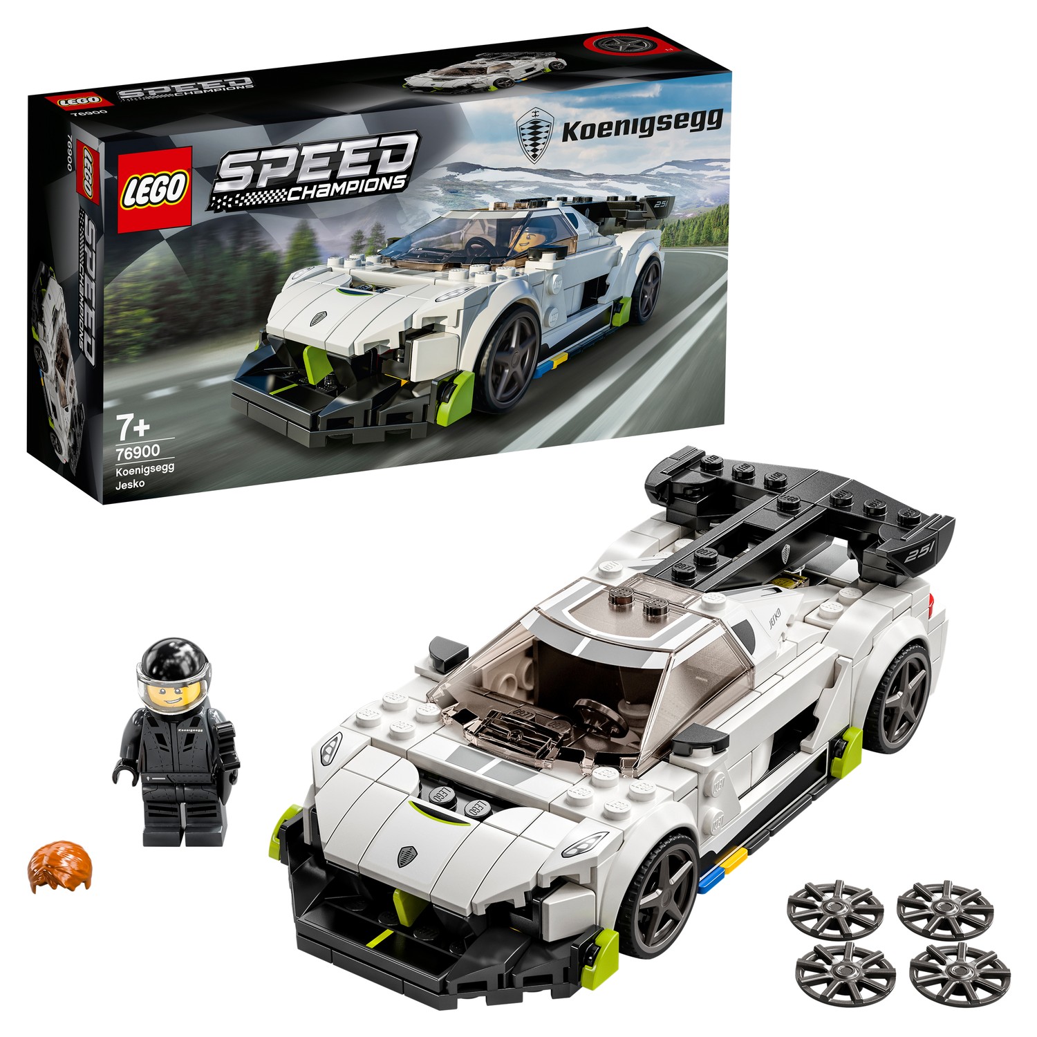 Конструктор LEGO Speed Champions Koenigsegg Jesko 76900 купить по цене 1699  ₽ в интернет-магазине Детский мир