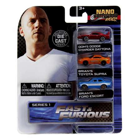 Машины Jada Fast and Furious 1:65 Голливудские тачки 3шт 31124