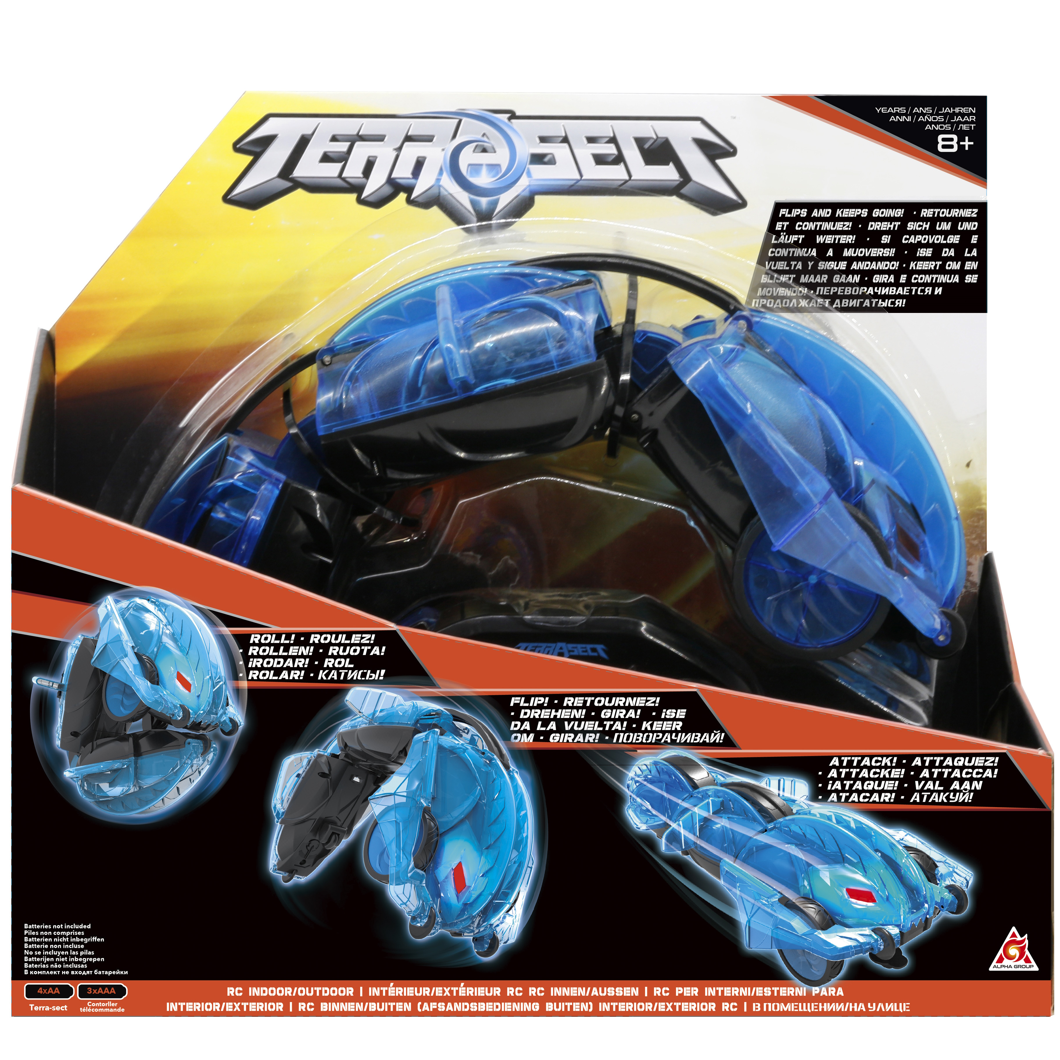 Трансформер Terra-sect Р/У в виде ящерицы Синий YW858321 - фото 3