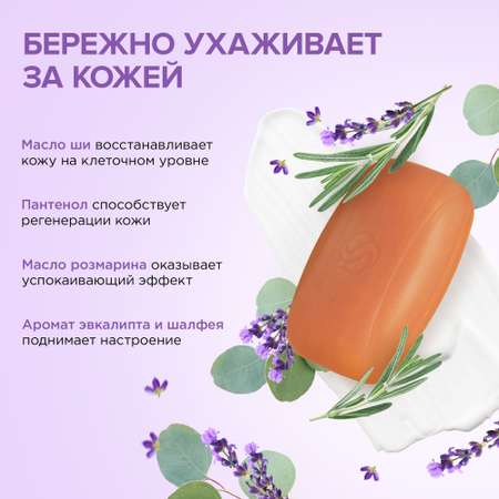 Мыло Synergetic звкалипт-шалфей 90г