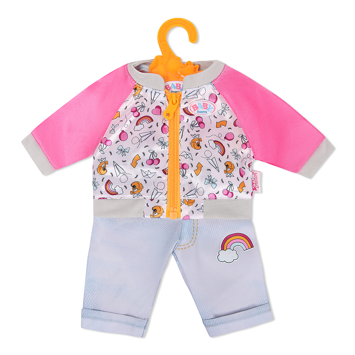 Одежда для куклы Zapf Creation Baby born Штанишки и кофточка для прогулки Голубой 824-542 824-542 - фото 2