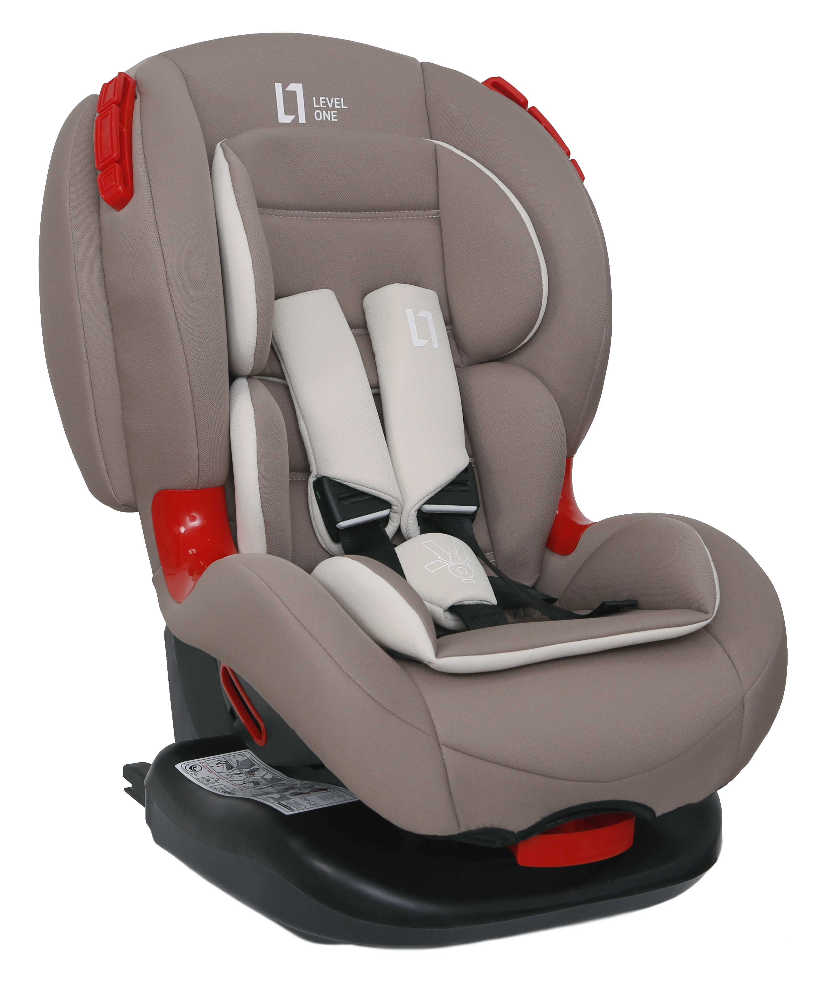 Детское автокресло Еду-Еду KS 527 Isofix гр.I/II серия Level One beige - фото 3