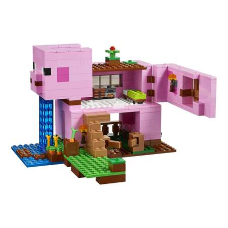 Конструктор детский LEGO Minecraft Дом-свинья 21170