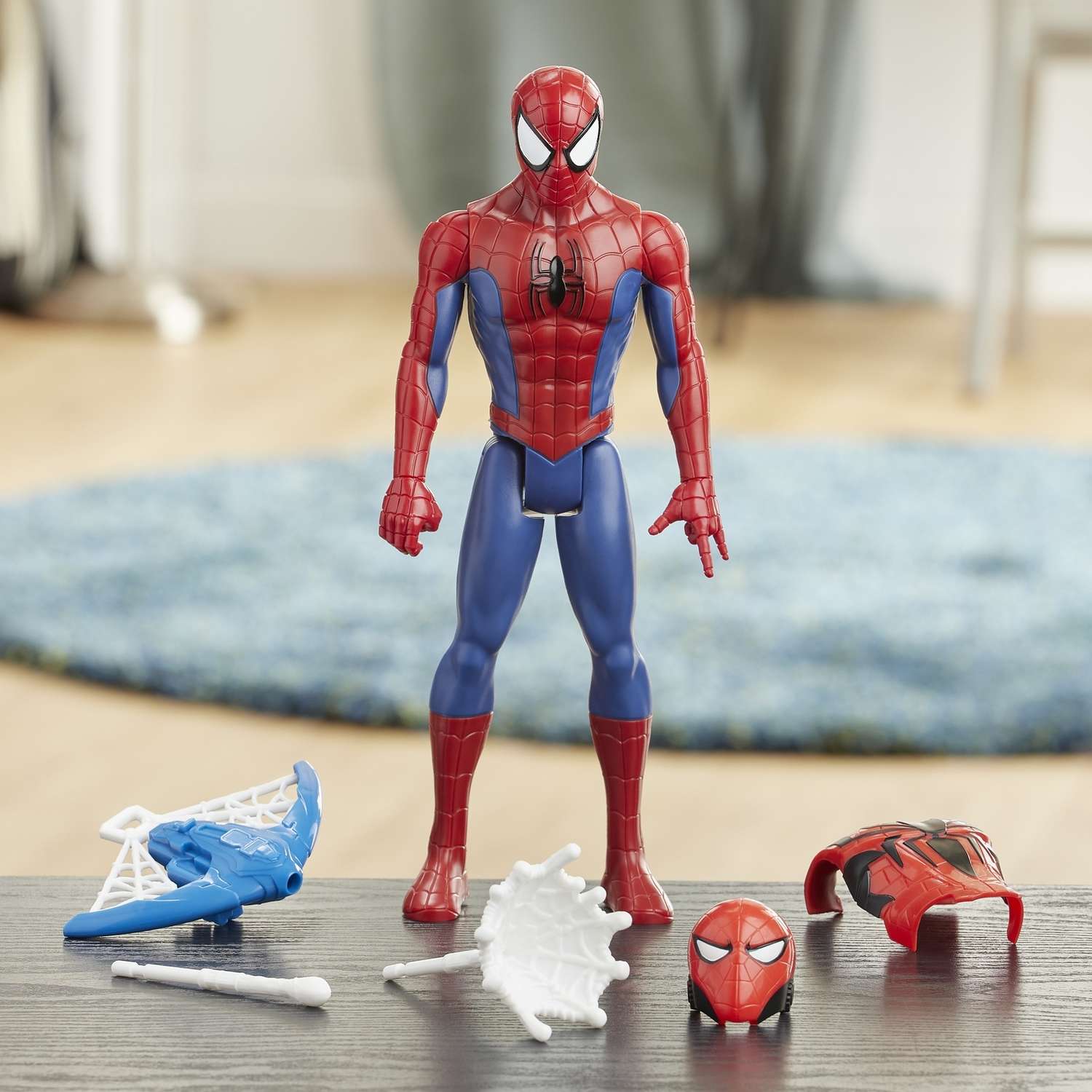 Набор игровой Человек-Паук (Spider-man) (SM) Человек-паук с аксессуарами E73445L0 - фото 11