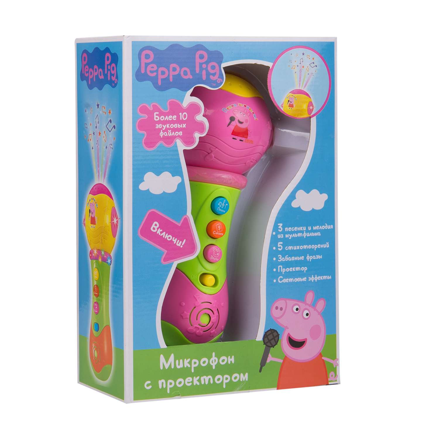 Игрушка музыкальная Свинка Пеппа микрофон - фото 5
