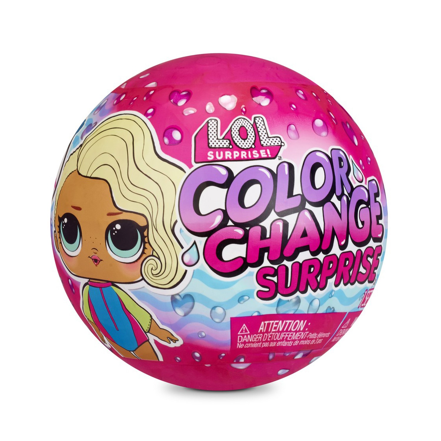 Игрушка в шаре L.O.L. Surprise Color change Кукла в непрозрачной упаковке  (Сюрприз) 576341EUC купить по цене 599 ₽ в интернет-магазине Детский мир