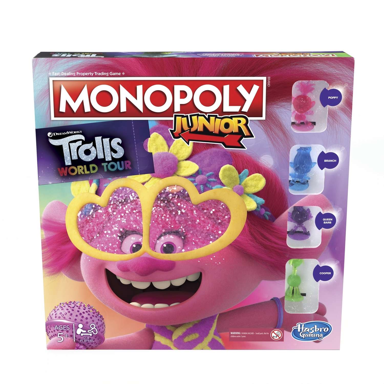 Игра настольная Monopoly Trolls Монополия Джуниор E7496121 - фото 1