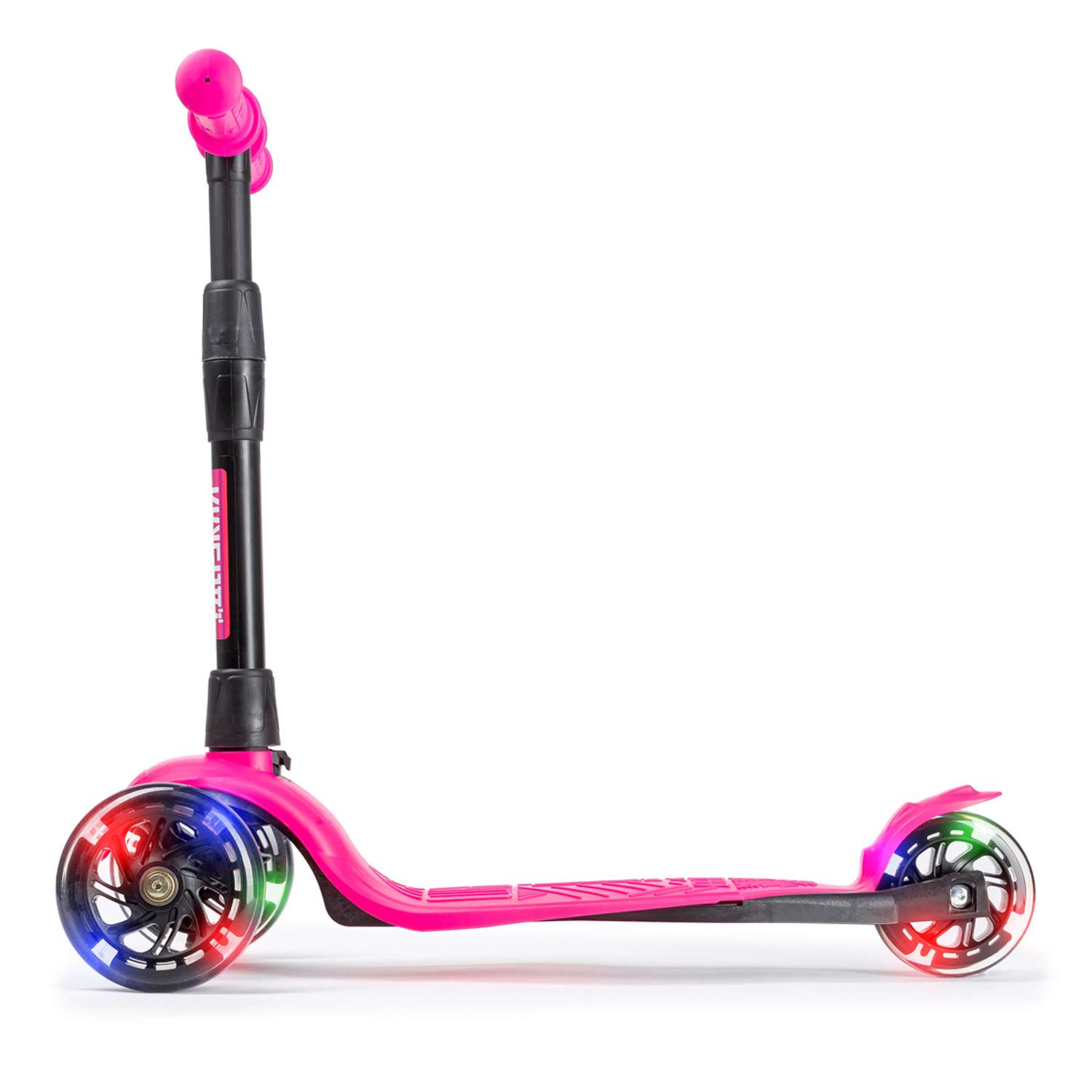 Neon vybe kick scooter glider pink led 2024 for kids