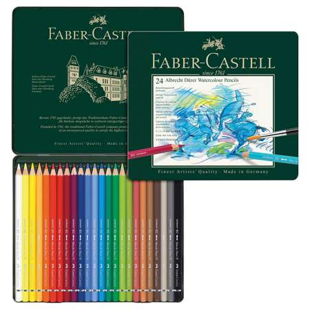 Карандаши акварельные Faber Castell художественные Albrecht Dürer 24 цвета