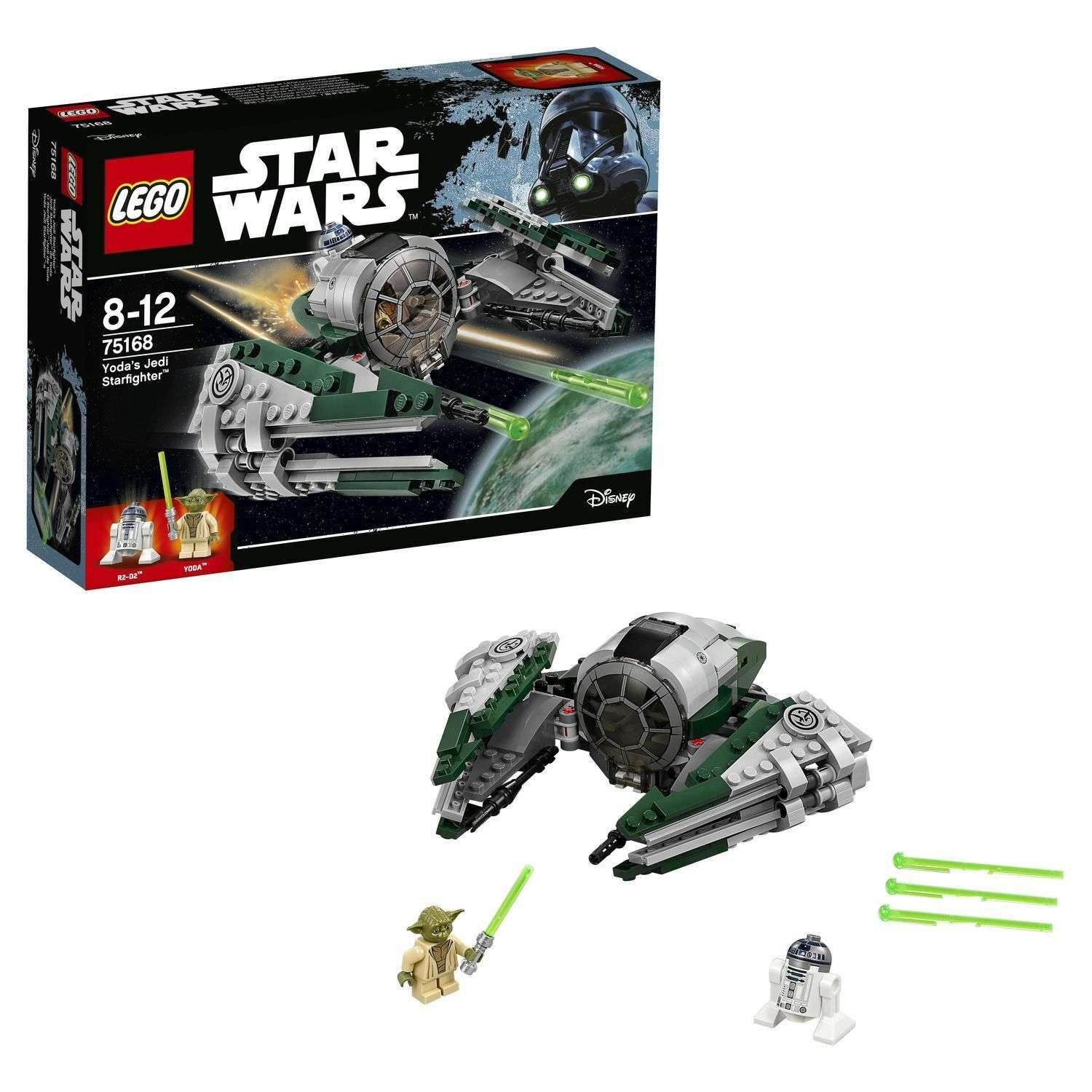 Конструктор LEGO Star Wars Звёздный истребитель Йоды блочный - фото 1
