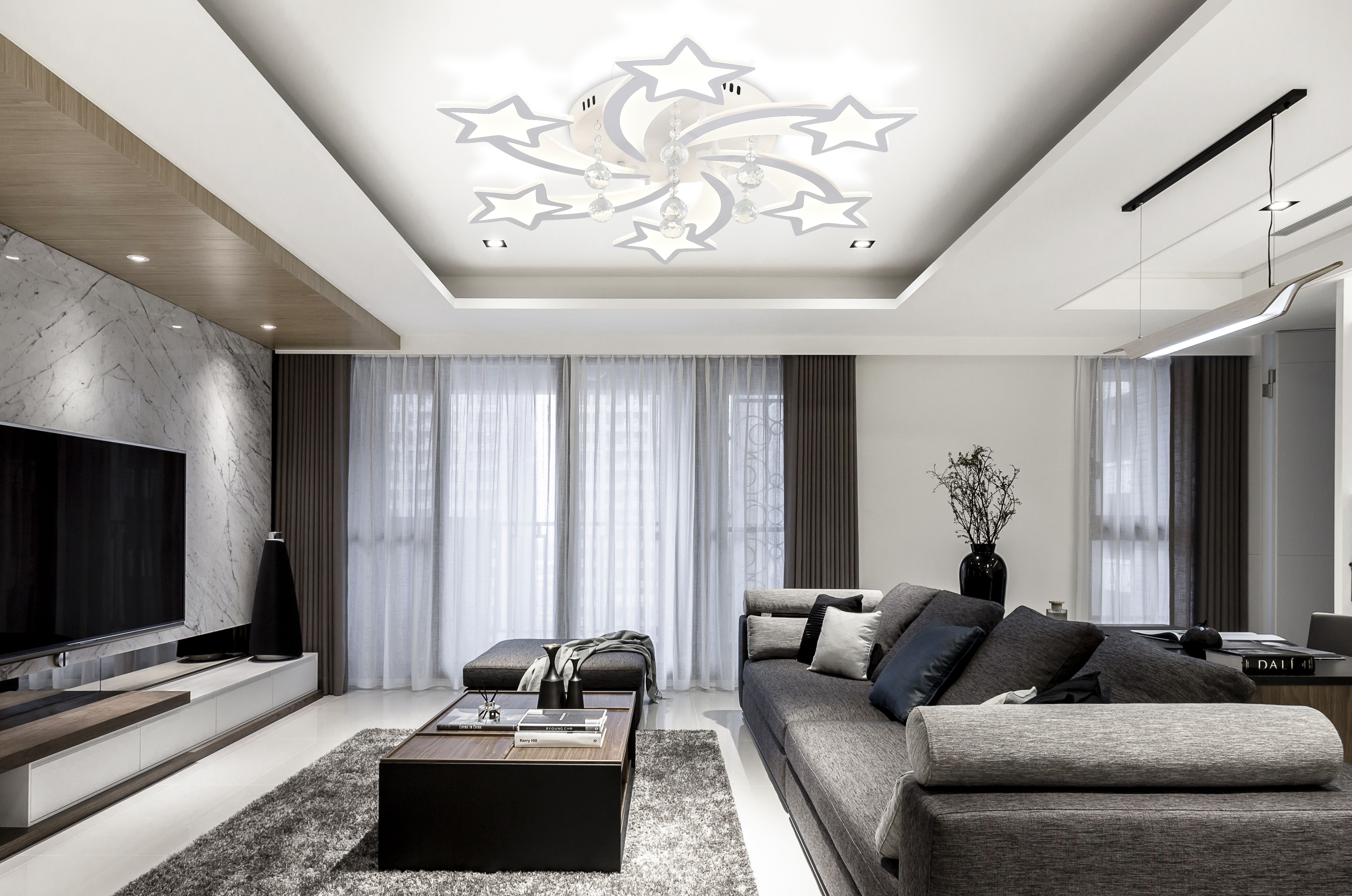 Светодиодный светильник NATALI KOVALTSEVA люстра 160W белый LED - фото 5