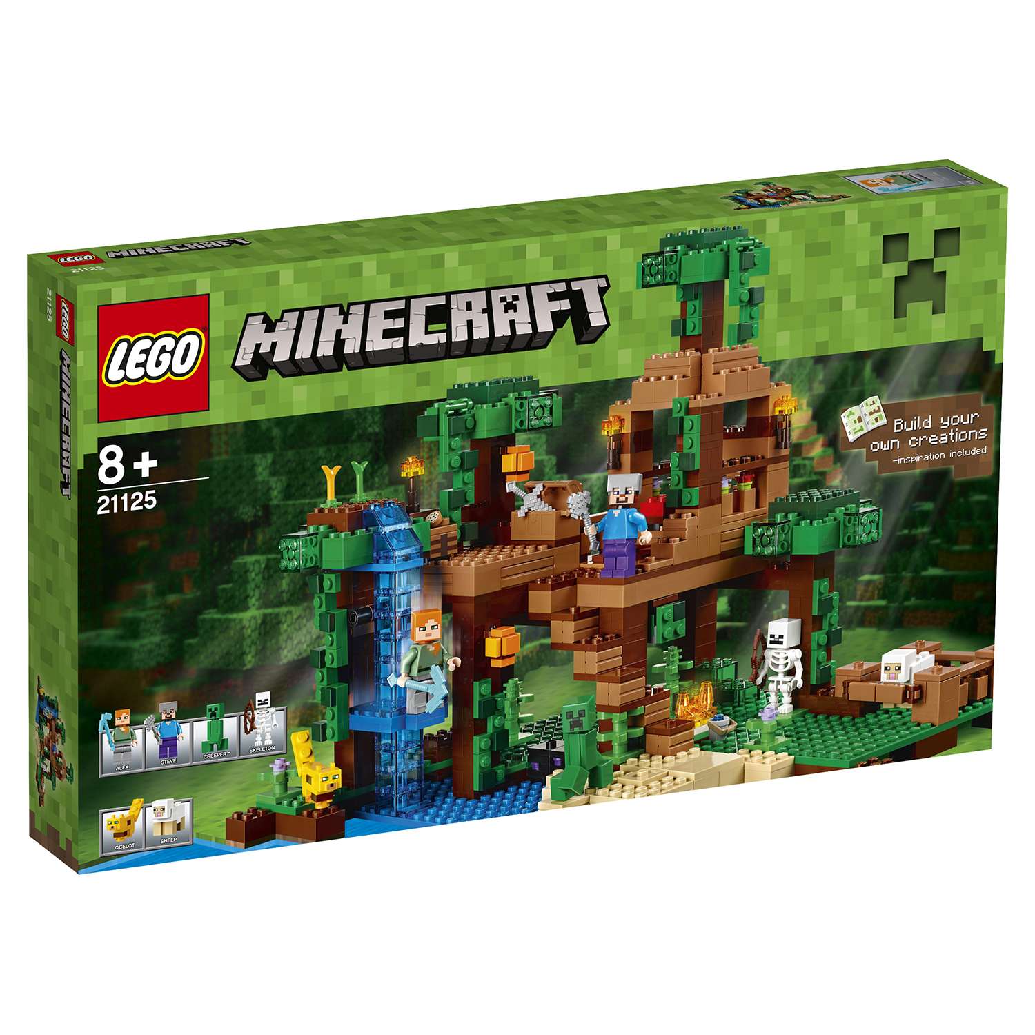 Конструктор LEGO Minecraft Домик на дереве в джунглях (21125) - фото 2