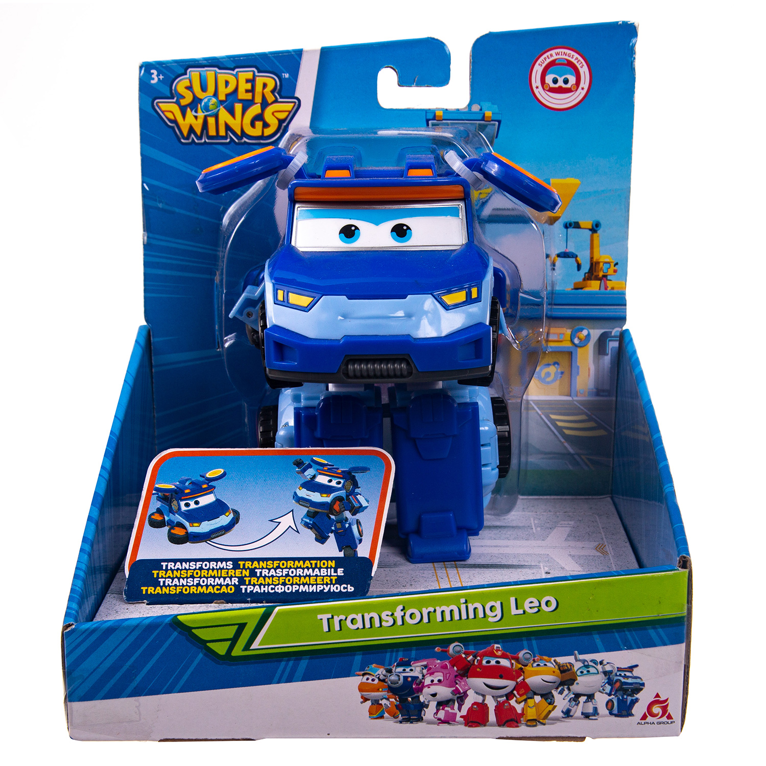 Самолет Super Wings Лео синий EU750232 - фото 2