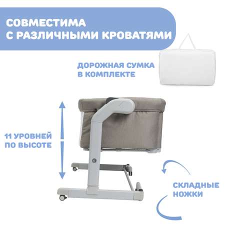 Детская кроватка Chicco прямоугольная,