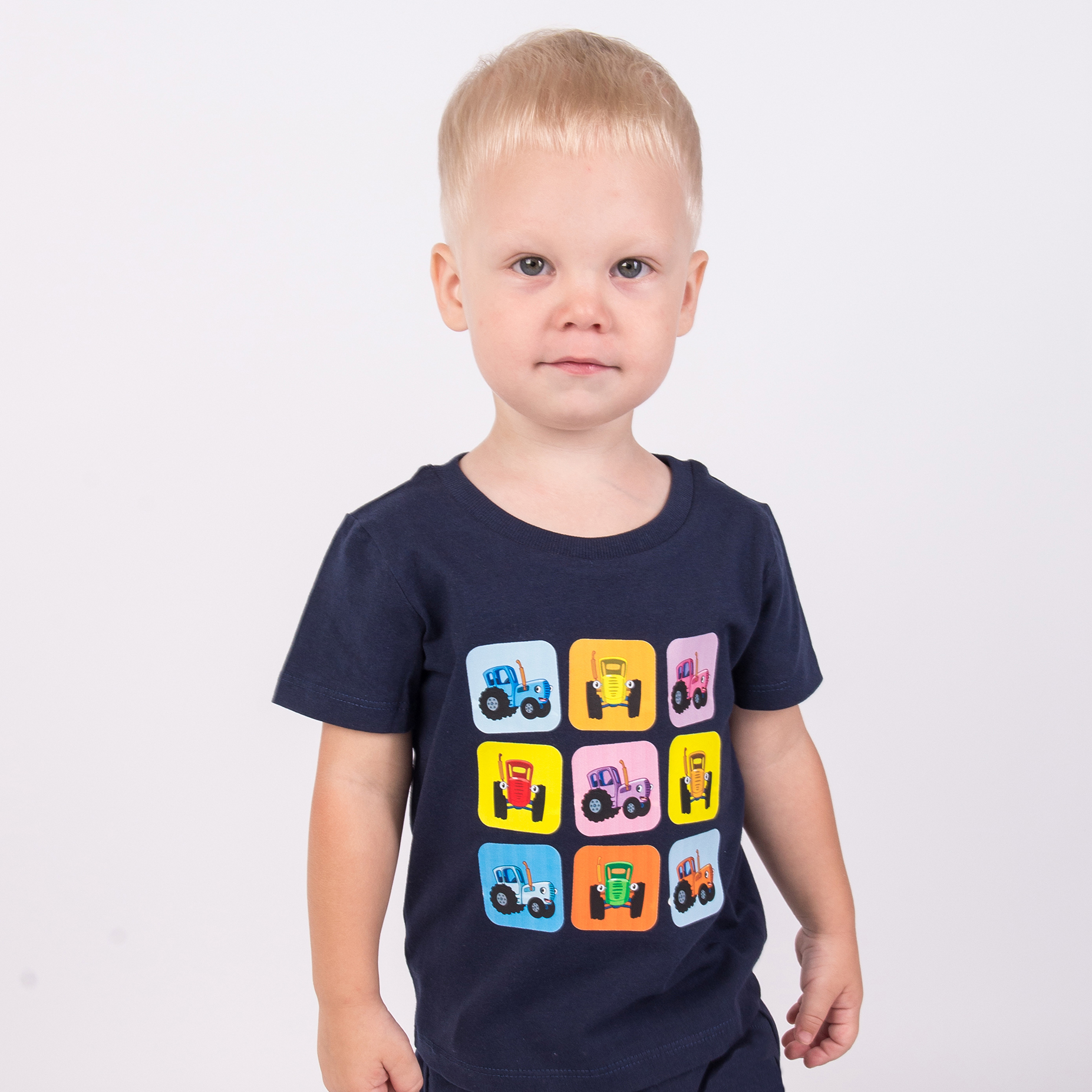 Футболка Синий трактор T-SHIRT-BT-9T-DBLU-M - фото 1