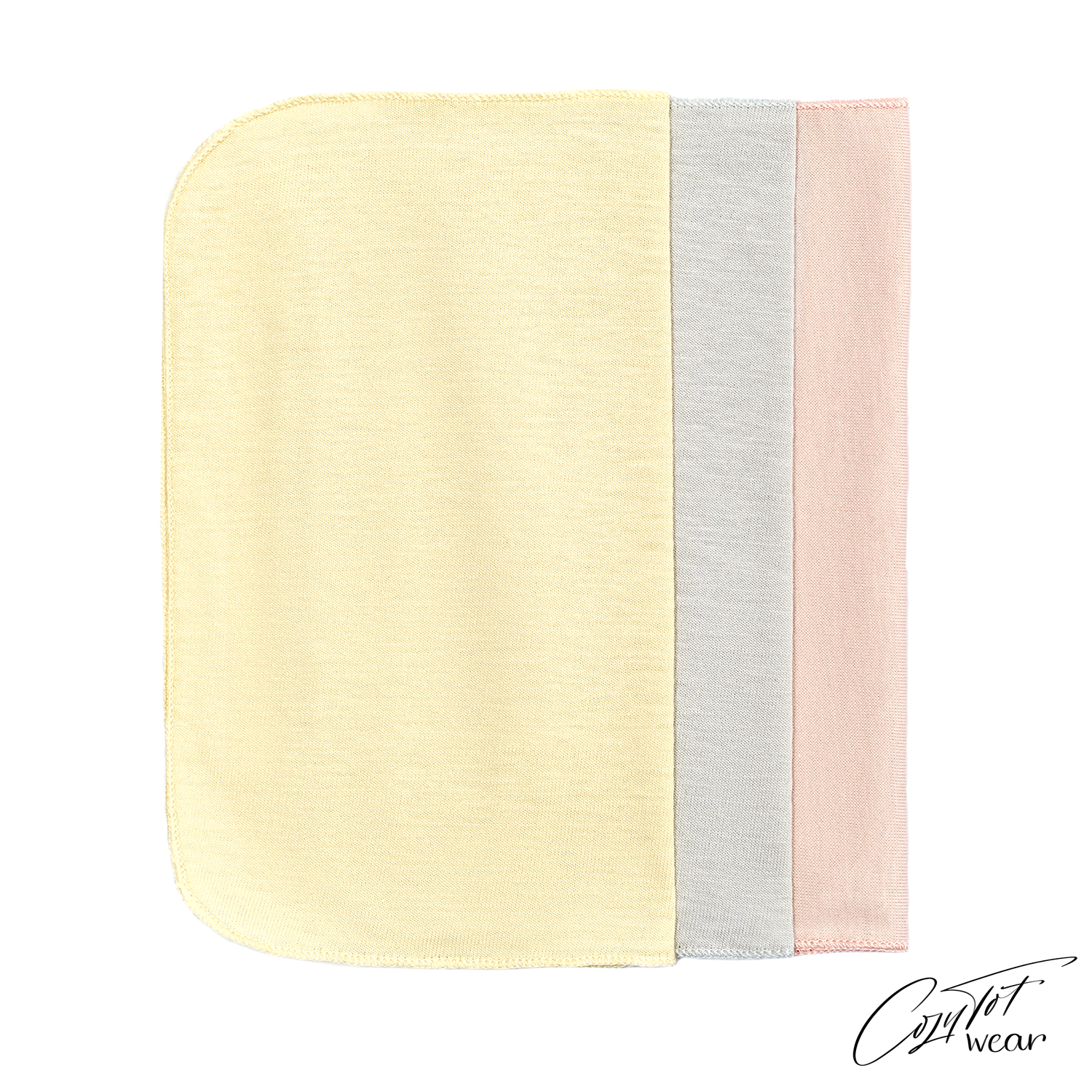 Набор носовых платков COZY TOT для новорожденных разноцветный 3-х шт - фото 3