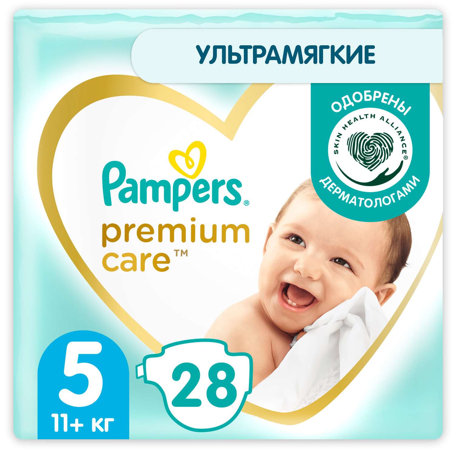Подгузники Pampers Premium Care Junior 5 11+ кг 28шт - фото 1