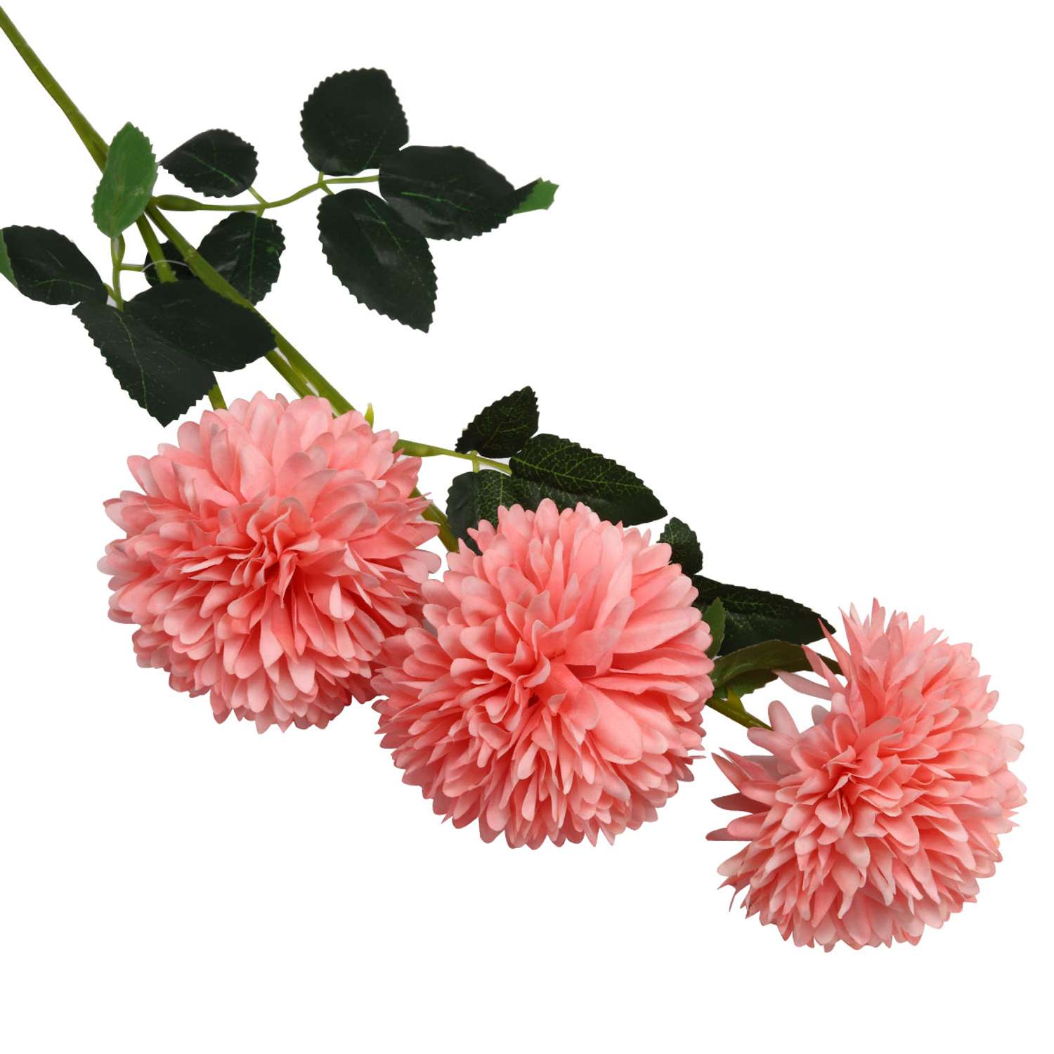 Цветок искусственный Astra Craft Хризантемы 66 см цвет розовый - фото 2