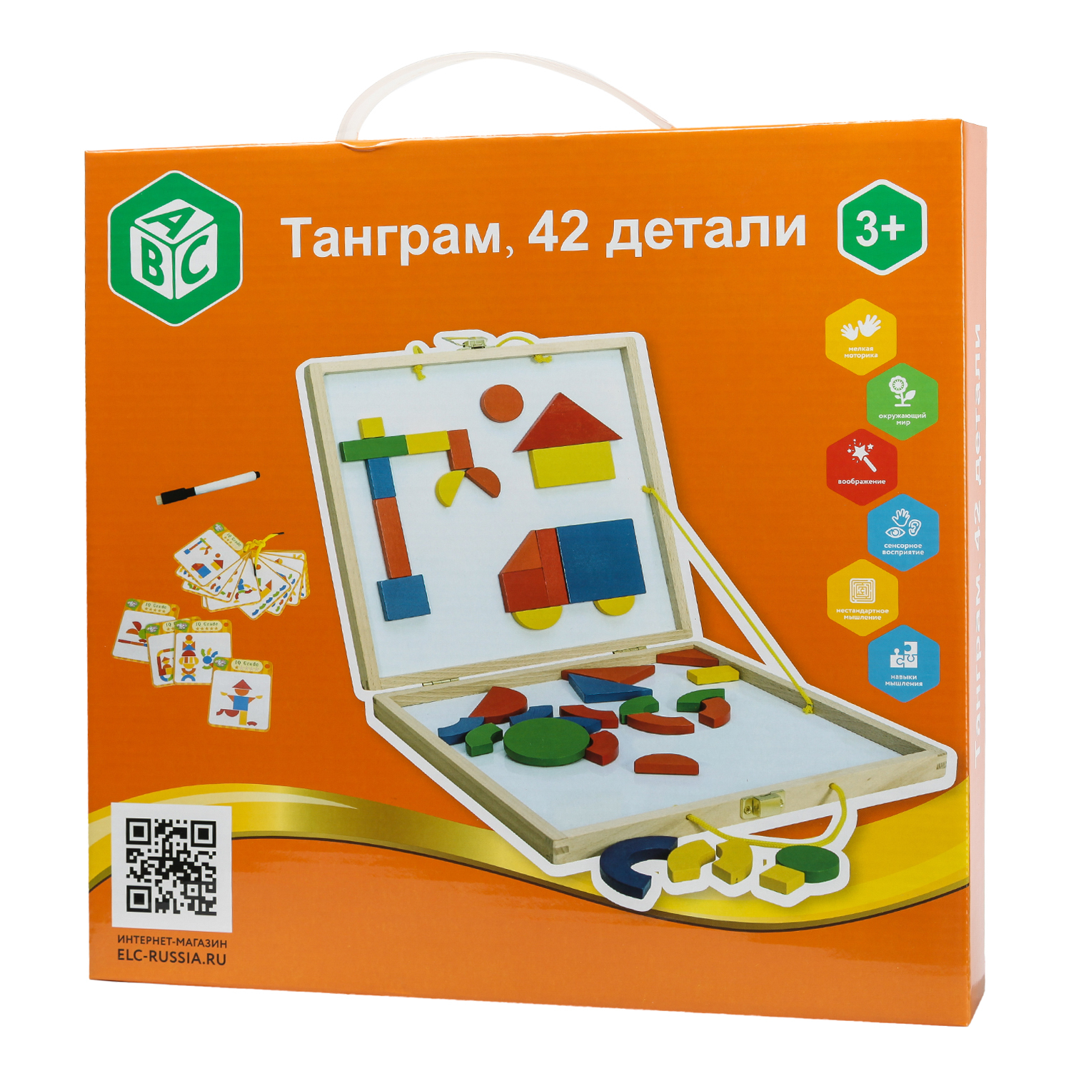 Игрушка ABC Танграм 42детали YJ259180081 купить по цене 1069 ₽ в интернет- магазине Детский мир