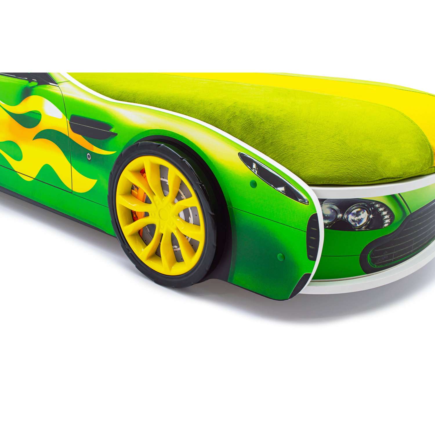 Кровать-машина Бельмарко Бондмобиль Зеленый - фото 12